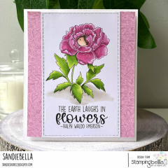 Stamping Bella - Cling Stamps - Tiny Townie Wonderland Peony